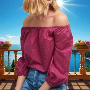 Anthropologie Maeve XS Off the Shoulder Top